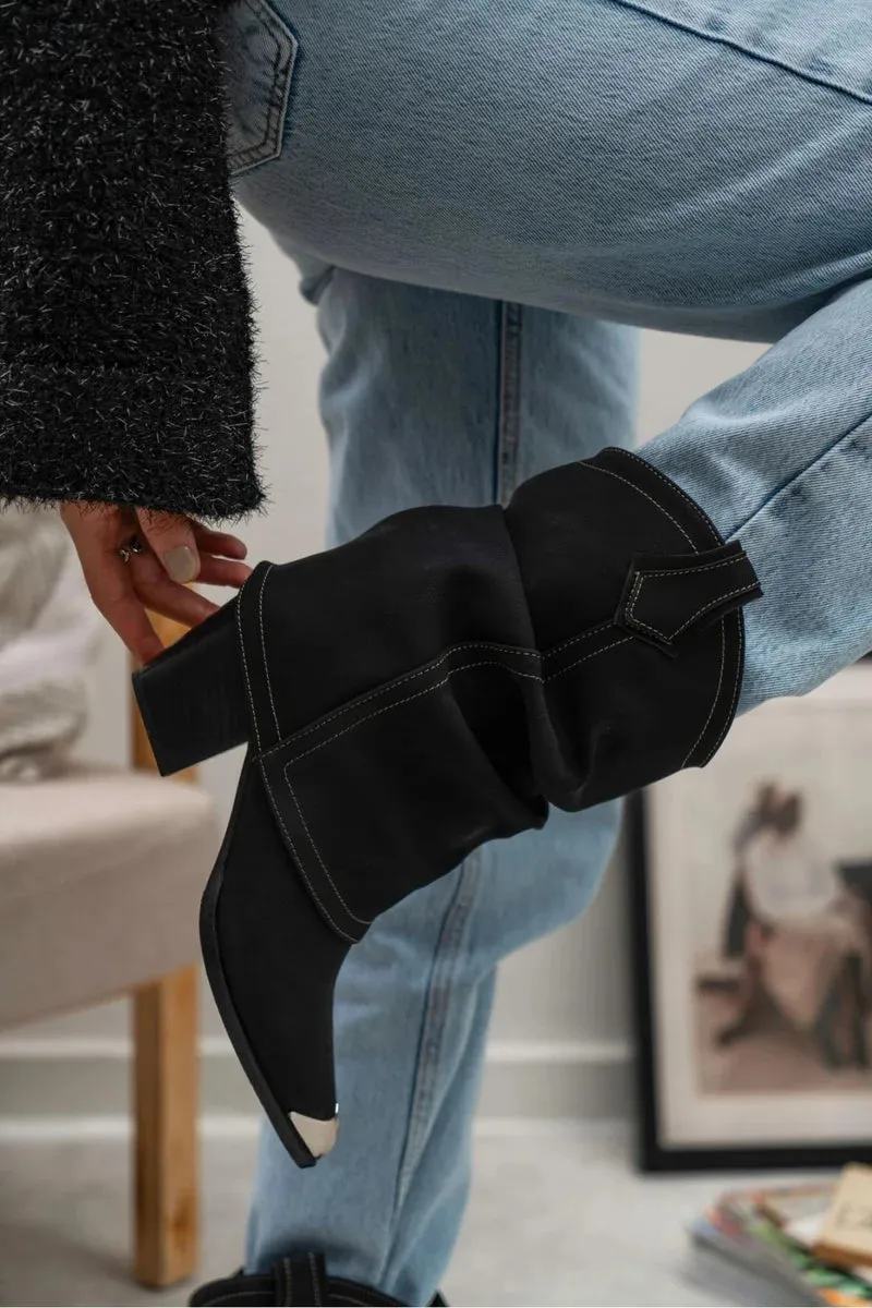 Adriana Foldover Booties