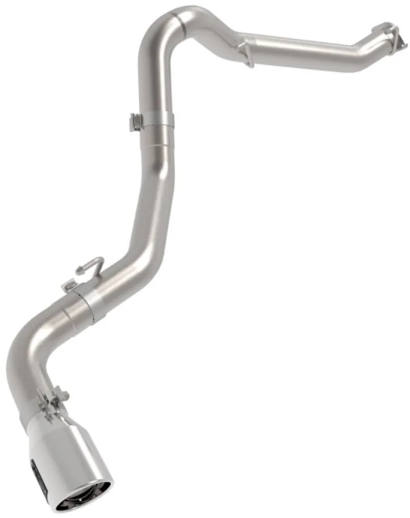 aFe 2021  Jeep Gladiator V6-3.0L (td) Vulcan Series 3in 304 SS DPF-Back Exhaust System - Polishd Tip