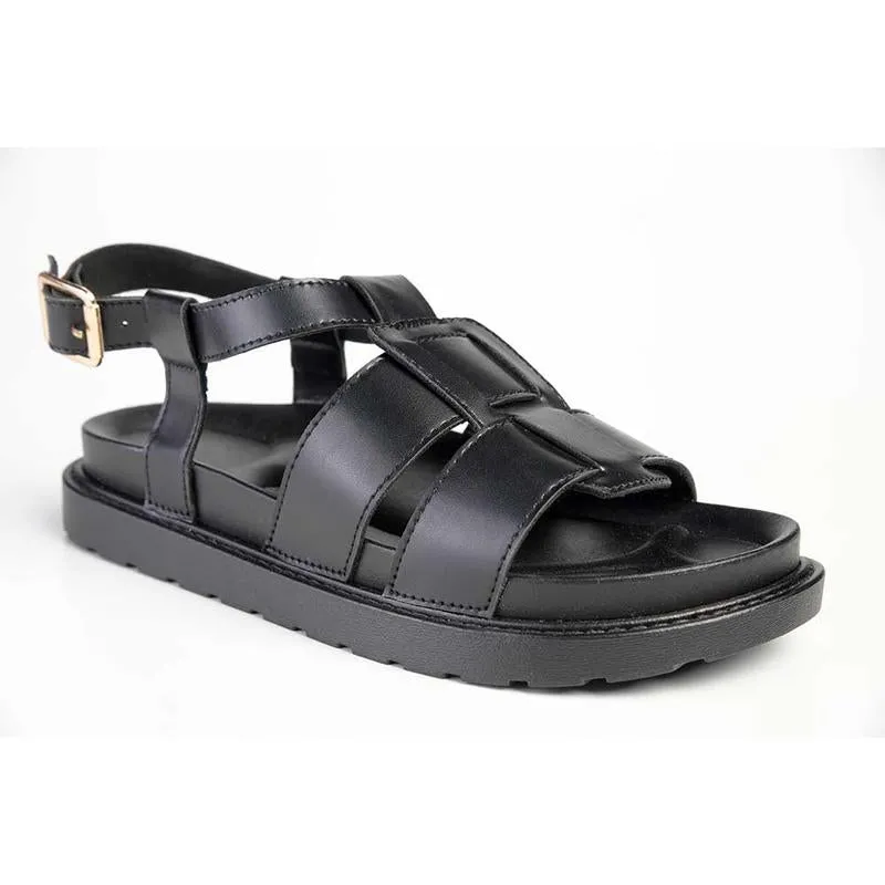 Alessio Marlene Slingback Sandals - Black