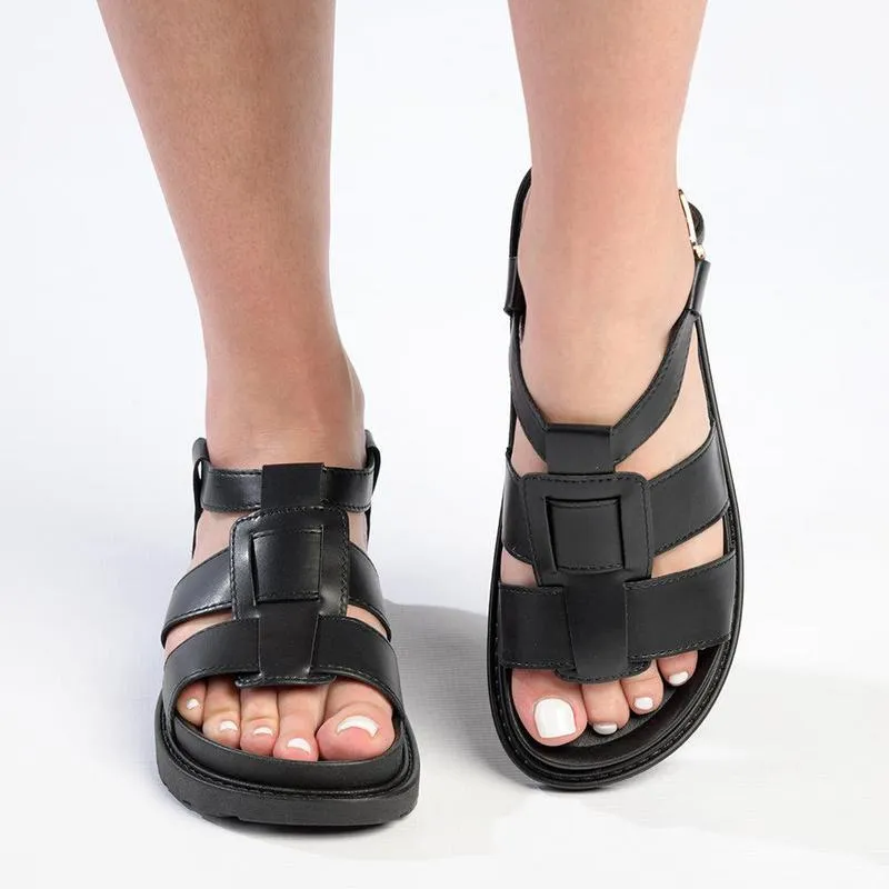 Alessio Marlene Slingback Sandals - Black