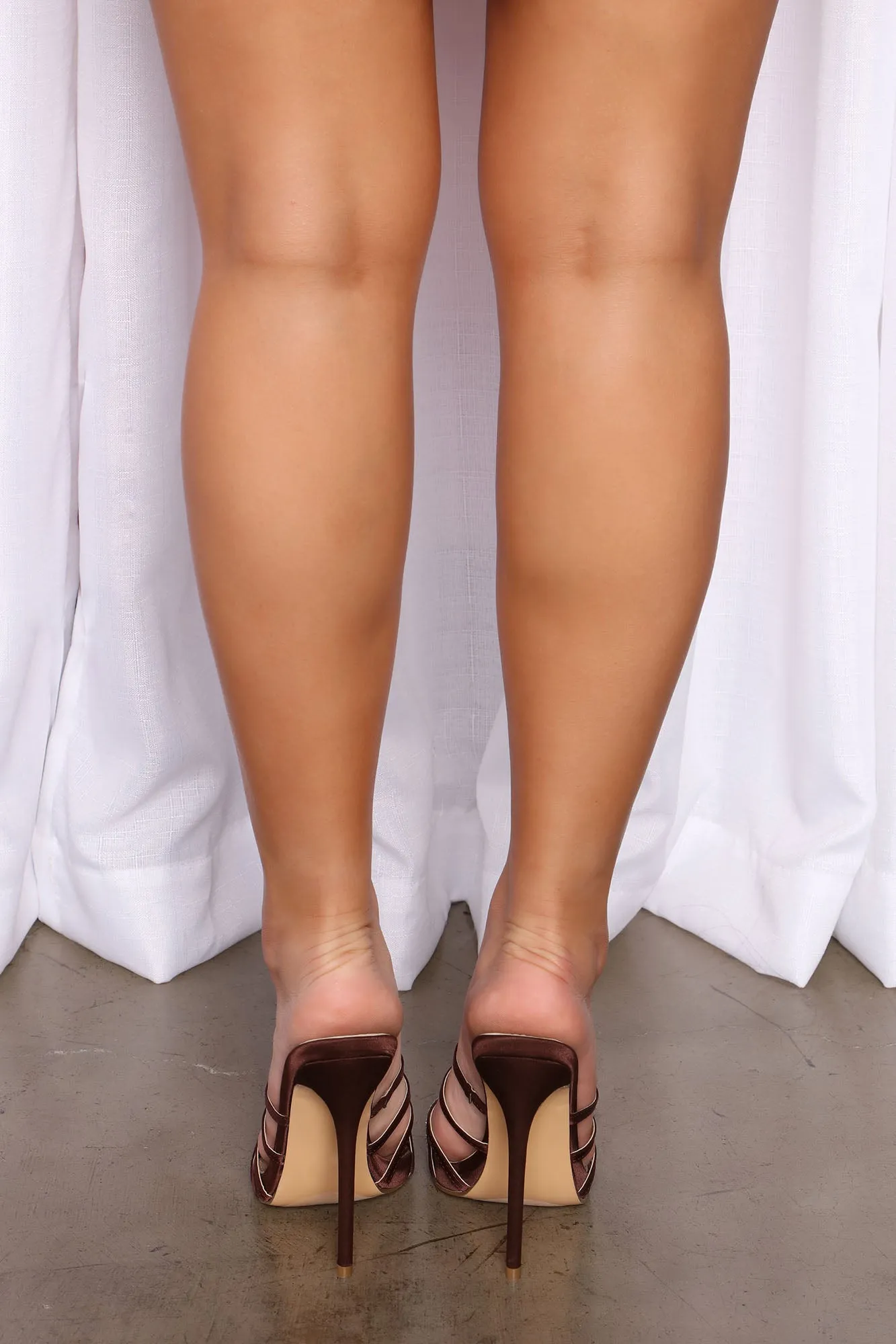 Always Flaunting Heeled Mules - Brown