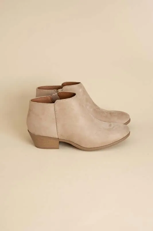 Black / Brown Mug Ankle Boots