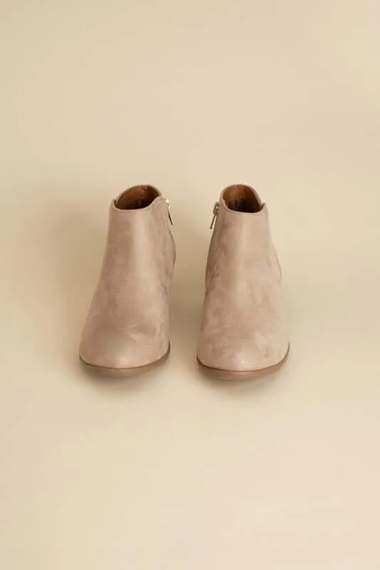 Black / Brown Mug Ankle Boots