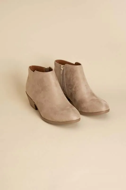 Black / Brown Mug Ankle Boots
