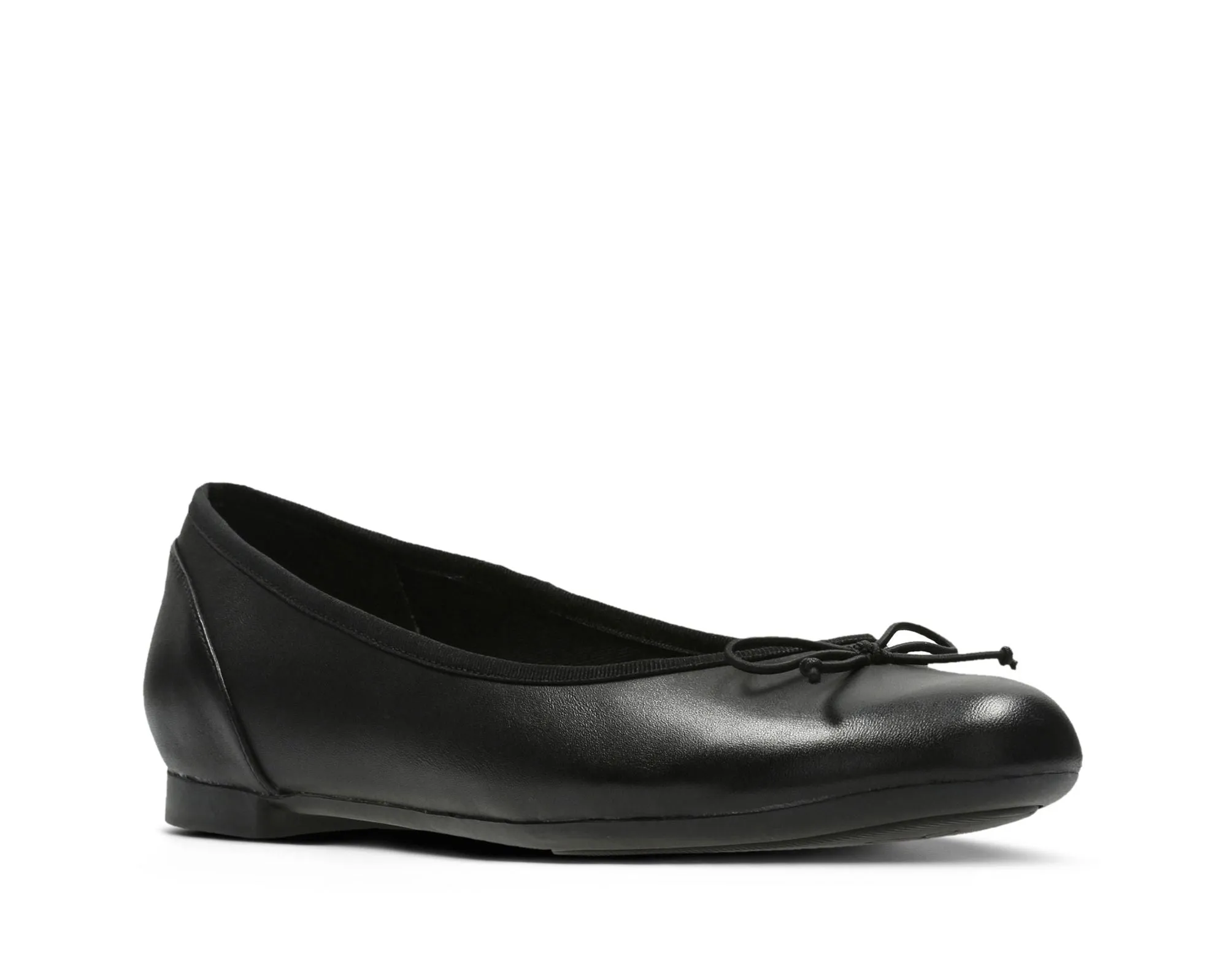 Clarks Couture Bloom Black Leather - Standard Width