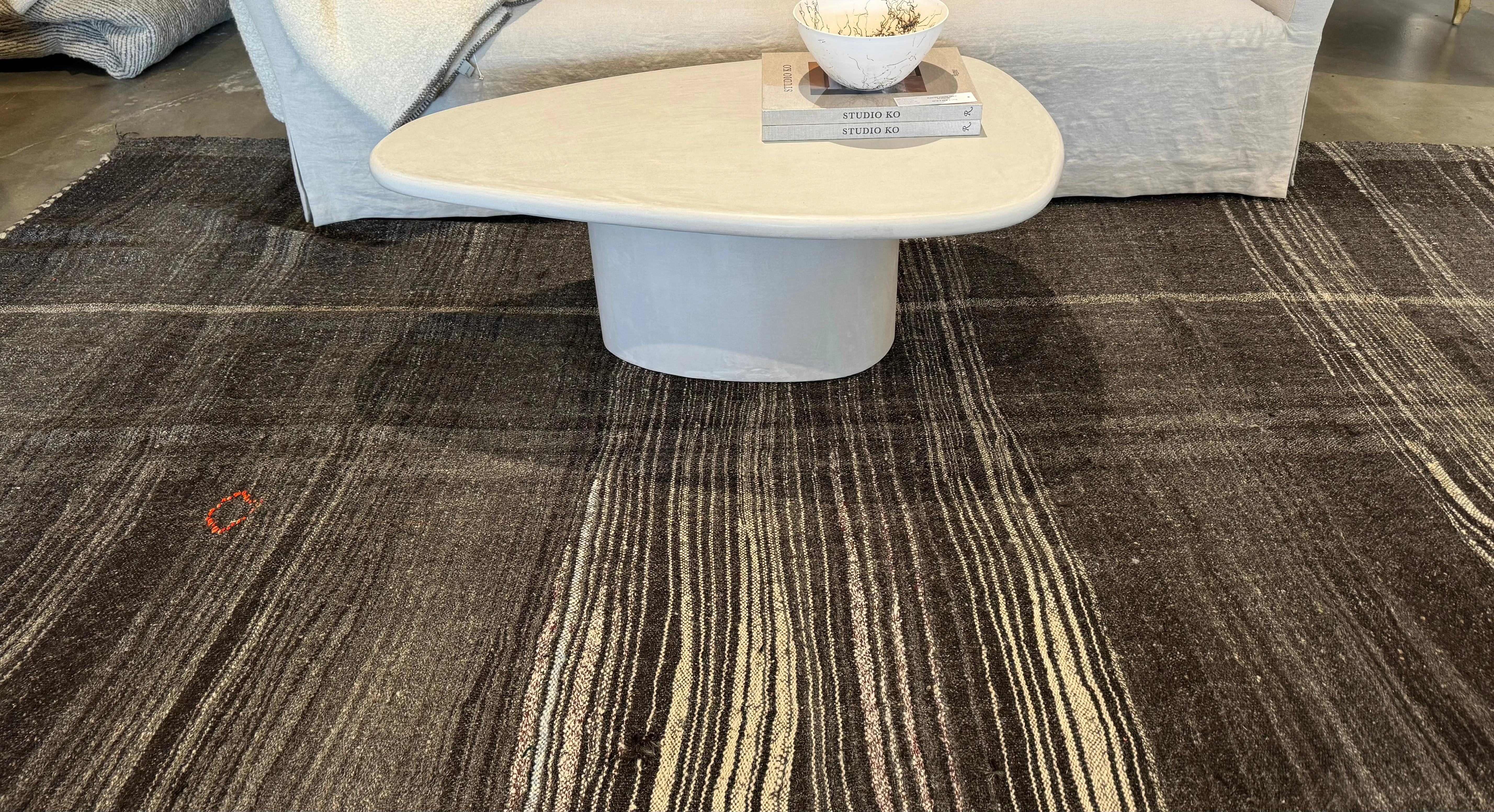 Color Block Kilim Rug