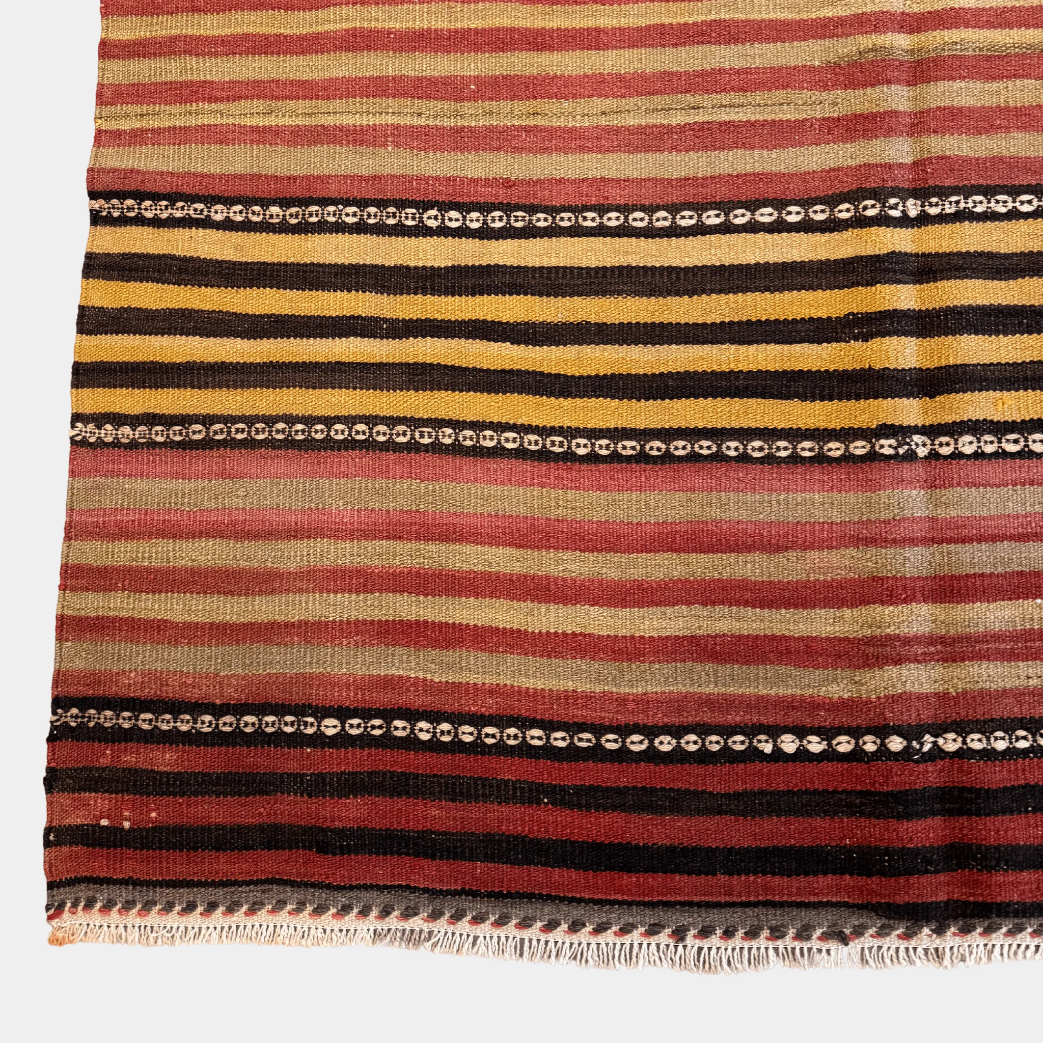 Color Block Kilim Rug