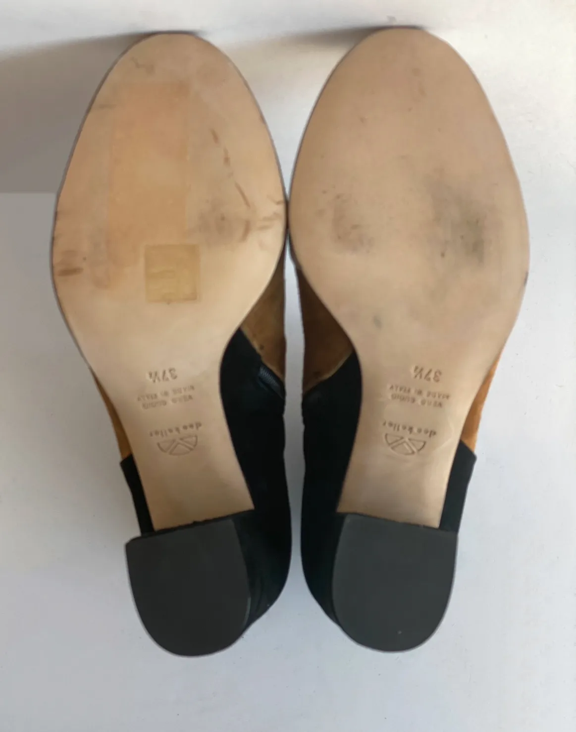Dee Keller Multi Color Block Heel Booties