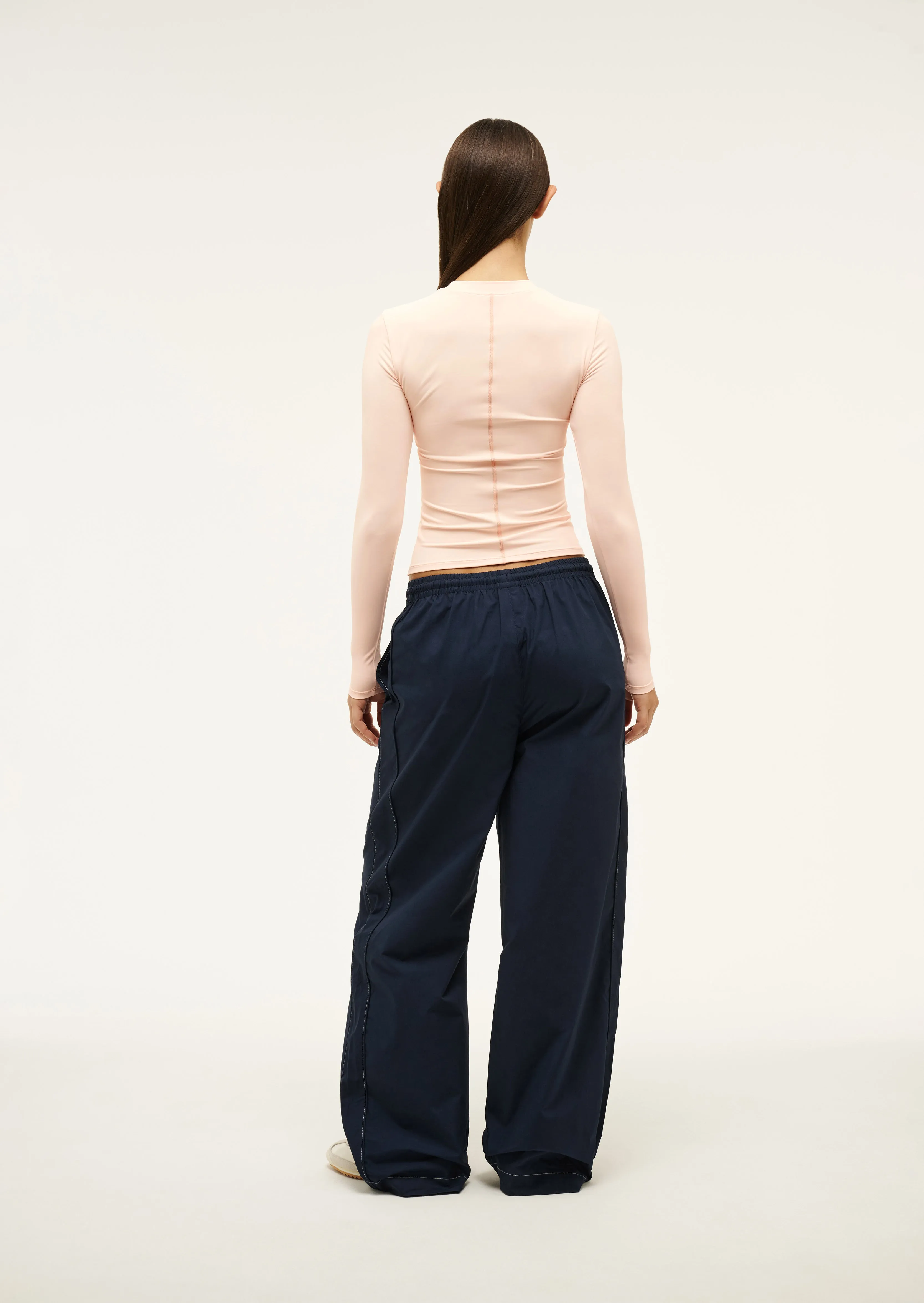 FOUNDATION LONG SLEEVE TOP IN BLUSH
