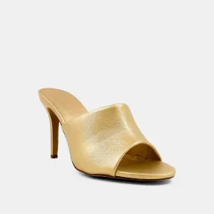 Gold Fiorella Heel
