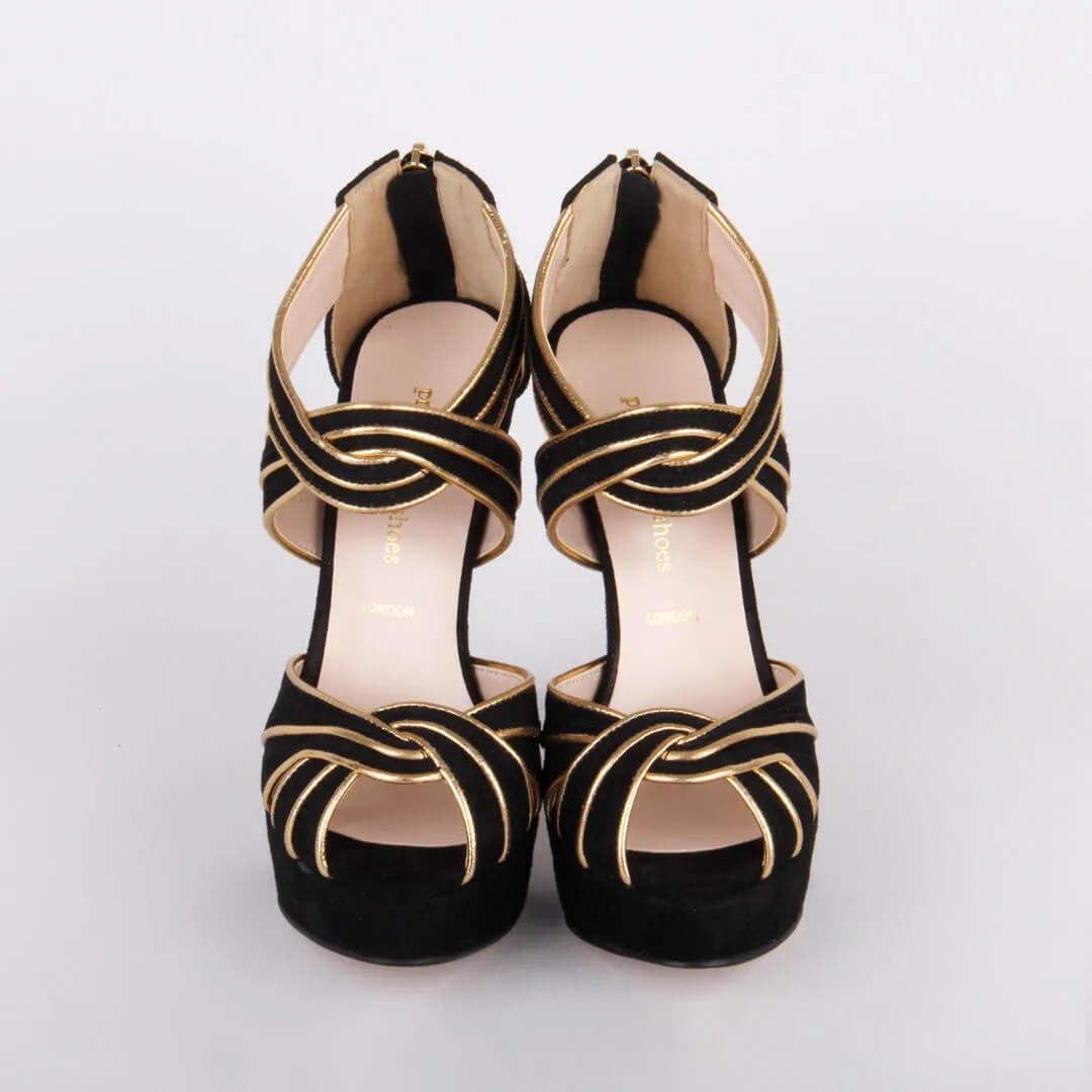 GOLD TWIST - custom tan and black