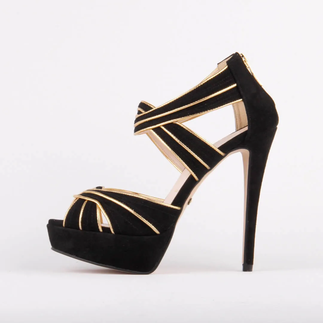 GOLD TWIST - custom tan and black