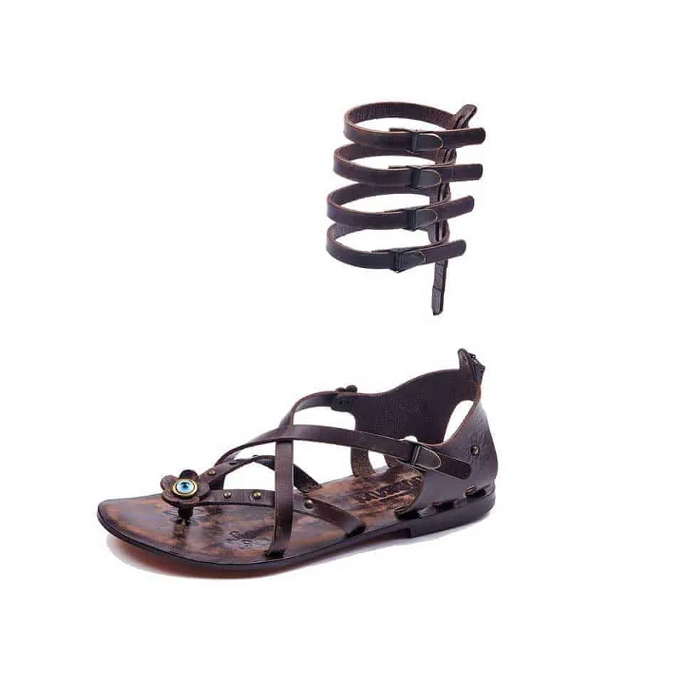 Handmade Leather Gladiator Sandals 601