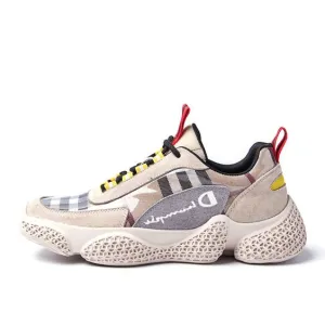 Hot Trend Color Block Grid Sneaker Shoes