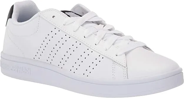K-Swiss Classic Court Casper White / Black 05586-102 Men's Tennis Shoes