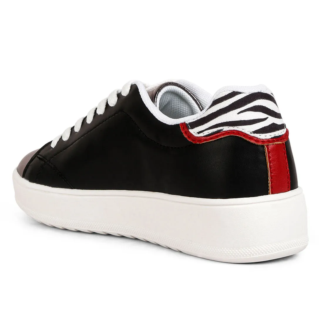 Metallic Accent Sneakers