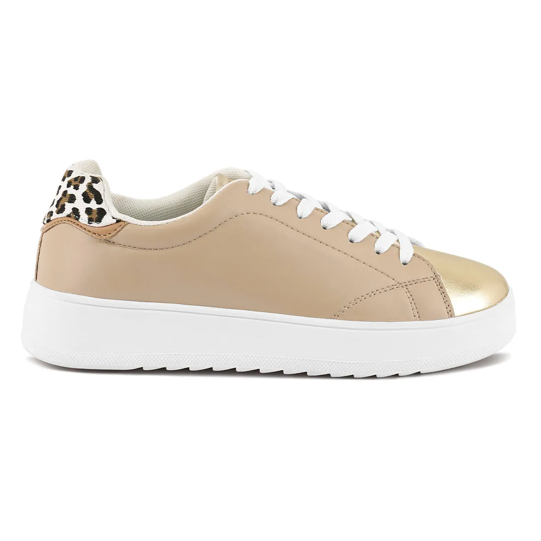 Metallic Accent Sneakers