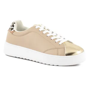 Metallic Accent Sneakers