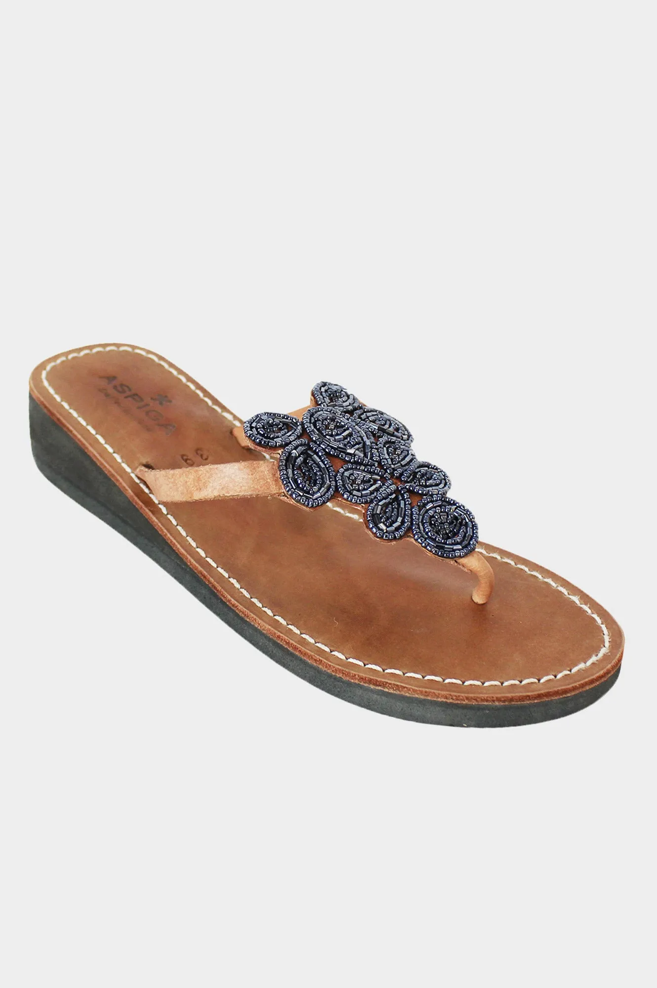 Mia Full Beaded Heel Sandals | Bullet