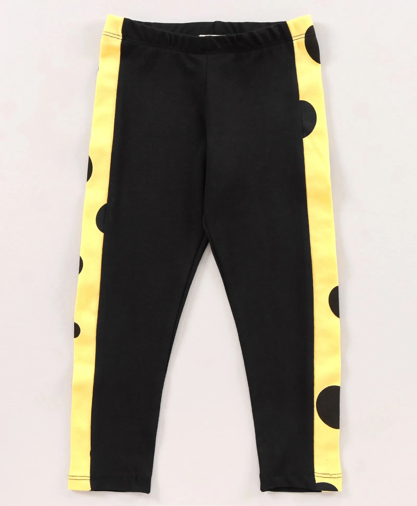 Polka Color Block Top Leggings Set