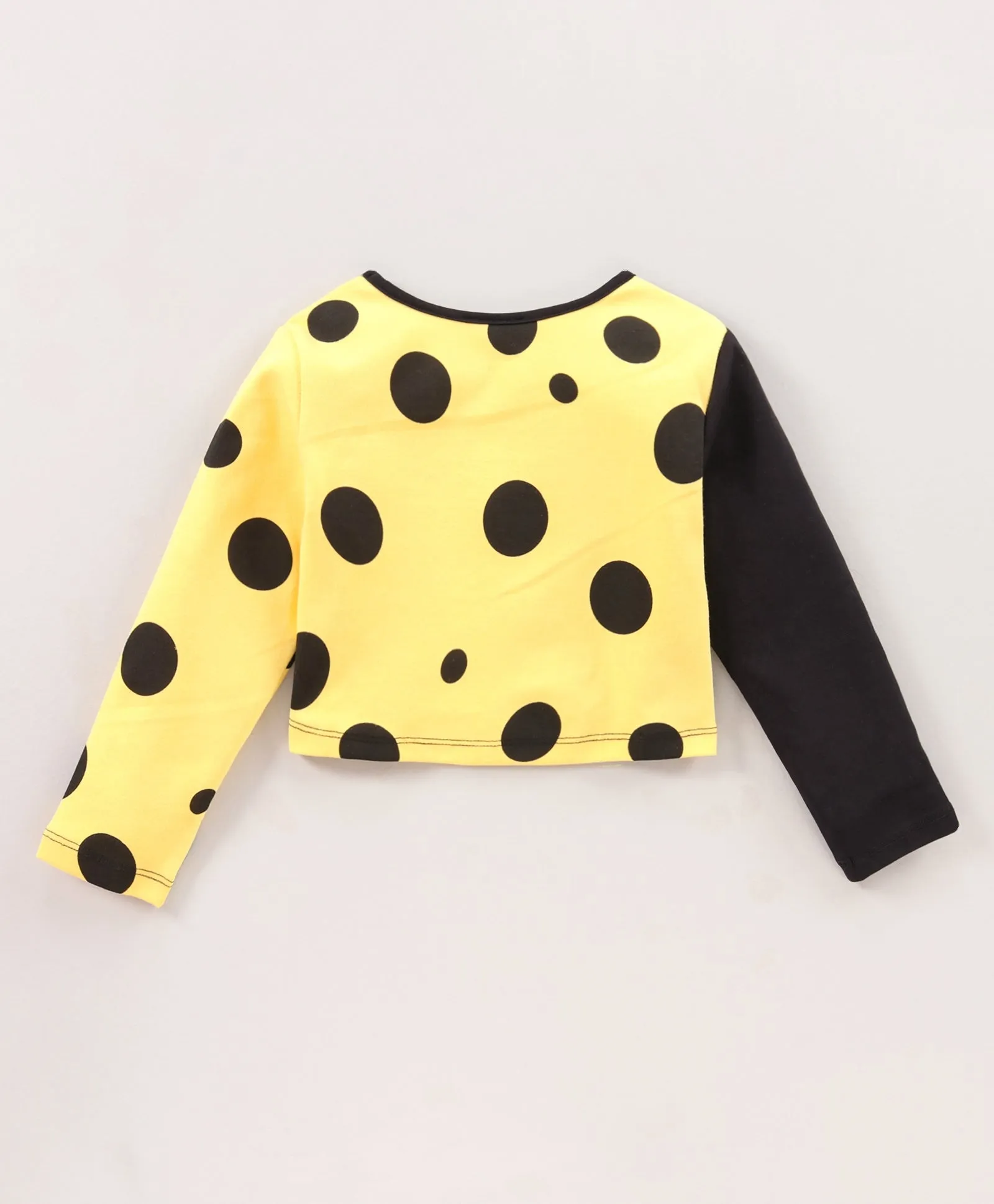Polka Color Block Top Leggings Set