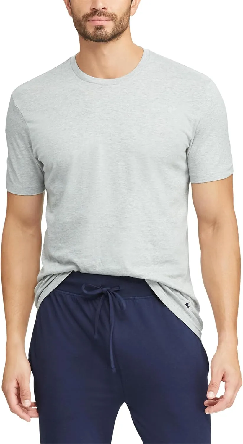 POLO RALPH LAUREN Men's Classic Fit Cotton Crew Undershirts, 3 Pack