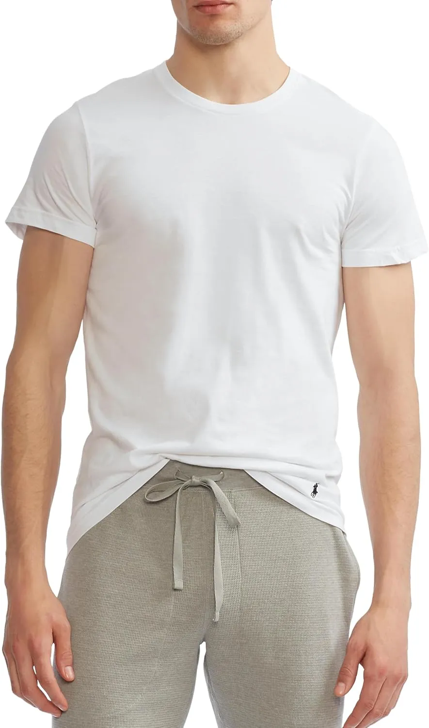 POLO RALPH LAUREN Men's Classic Fit Cotton Crew Undershirts, 3 Pack