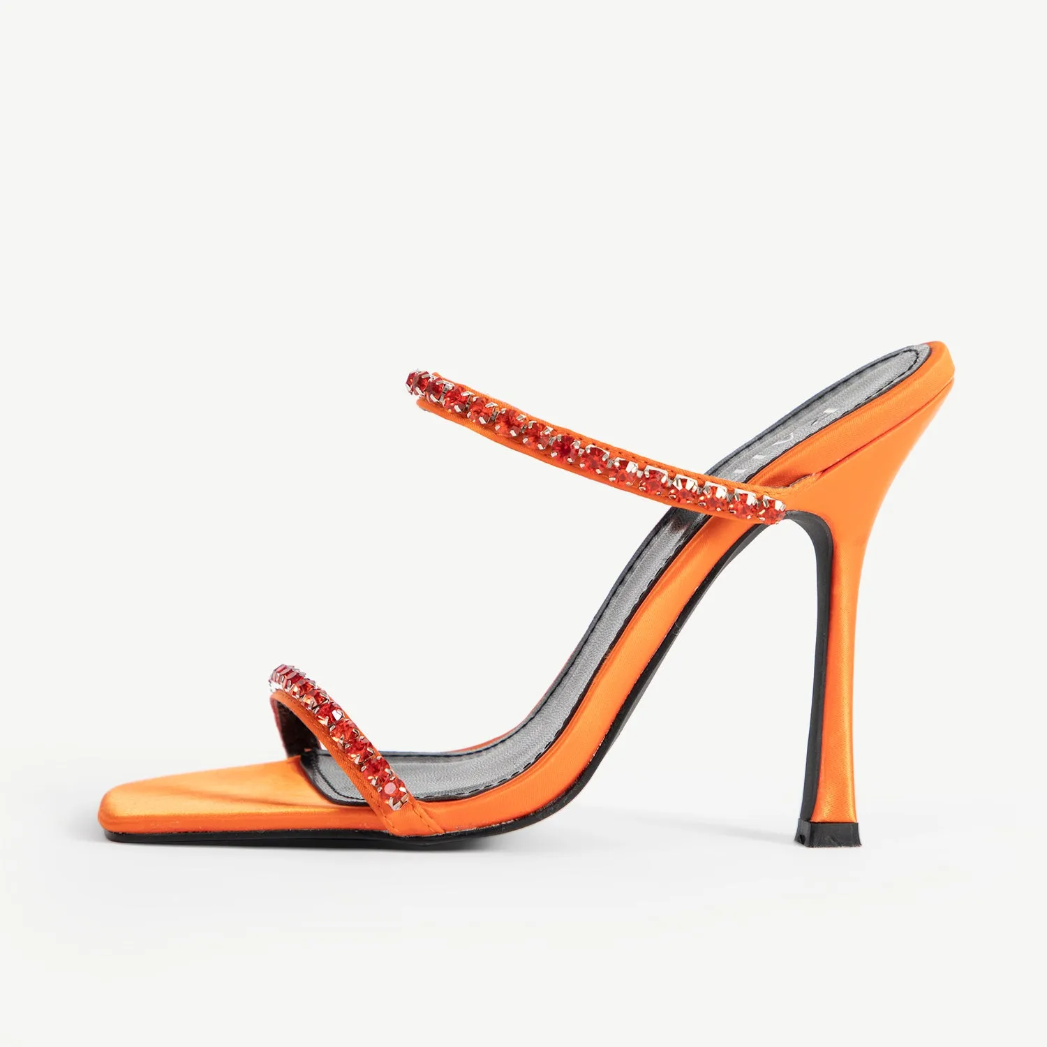 RAID Deena Heeled Mule in Orange