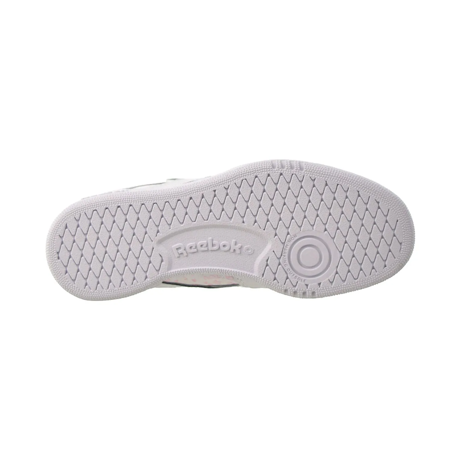 Reebok Club C Revenge Big Kids' Shoes White-Pink Glow-Twisted Coral