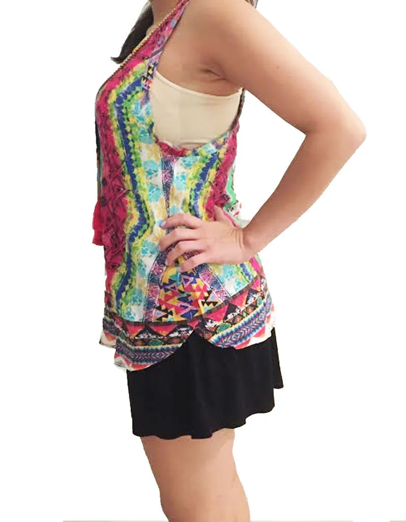 Rococo Sand Mexico Print Tank Top
