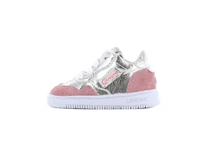 Shoesme Zilver-roze Babysneaker
