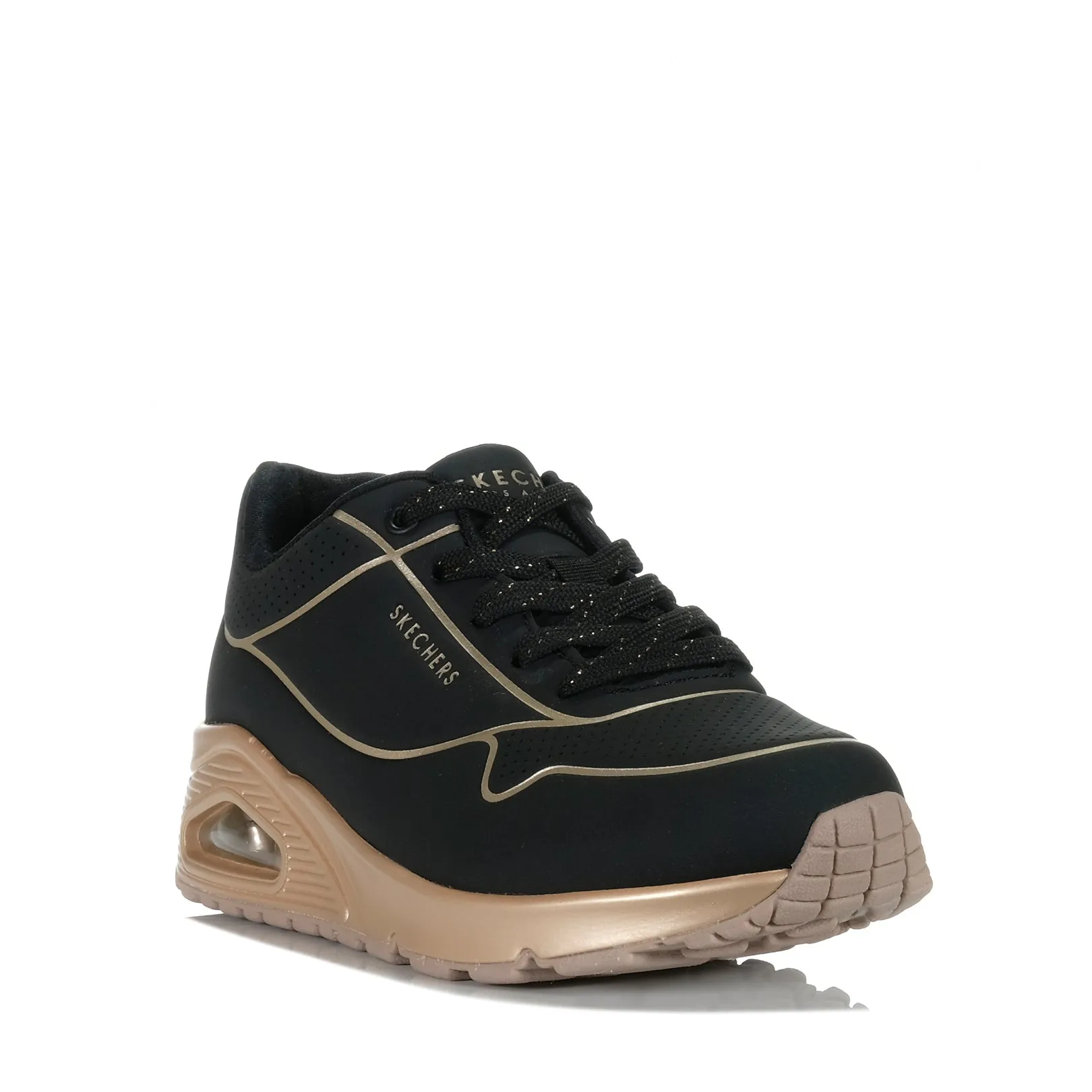 Skechers Uno - Cool Heels 177087 Black/Rose Gold