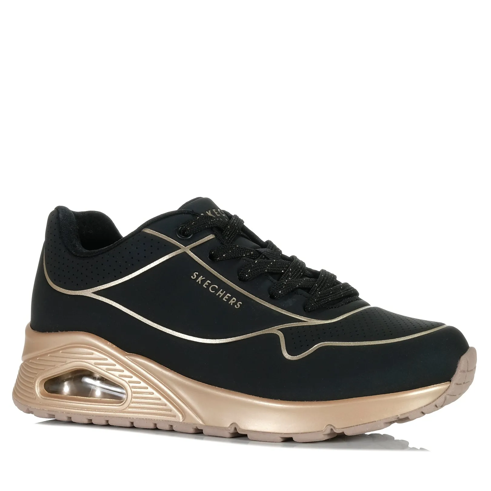Skechers Uno - Cool Heels 177087 Black/Rose Gold
