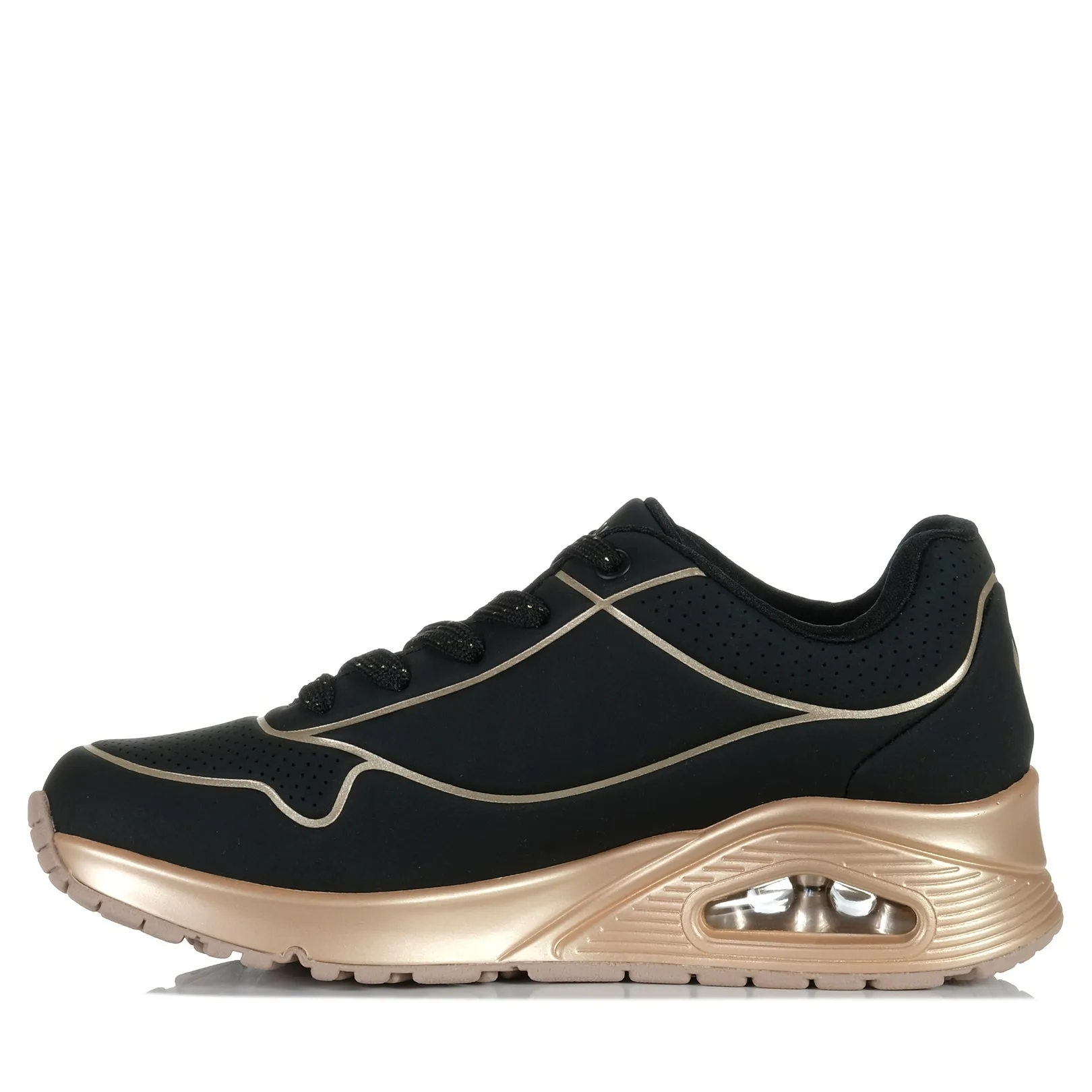 Skechers Uno - Cool Heels 177087 Black/Rose Gold