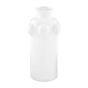 Top Rim Beaded Stem Vase