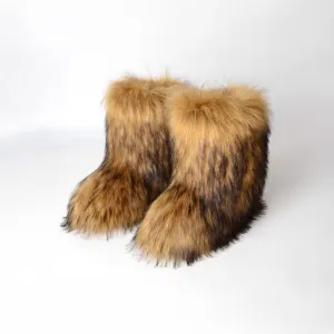 Y2K Furry Snow Boots