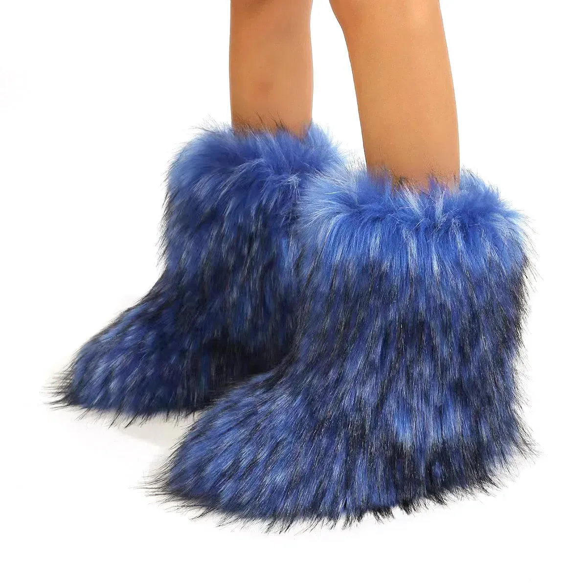 Y2K Furry Snow Boots